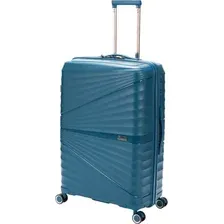 Чемодан-спиннер Torber Nevo T2207L (синий)