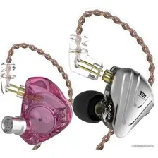 Наушники KZ Acoustics ZSX (с микрофоном, розовый)