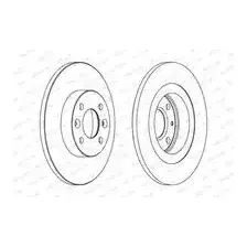Тормозной диск FERODO DDF1502C