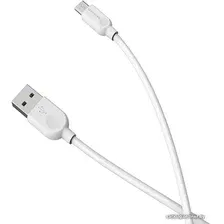 Кабель Borofone BX14 microUSB 3 м (белый)