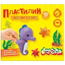 Пластилин Каляка-Маляка 10 цв.