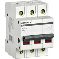 Выключатель нагрузки Generica ВН-32 3Р 100А MNV15-3-100