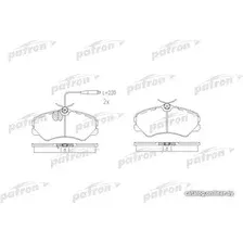 Тормозные колодки Patron PBP510