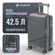 Чемодан на колесах DoubleW Nexo (S, графитовый)
