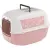 Туалет-домик Ferplast Prima Decor (белый/розовый)
