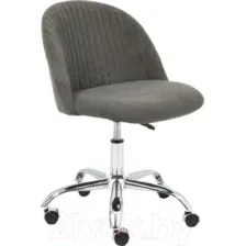 Кресло офисное Tetchair Melody флок (серый)