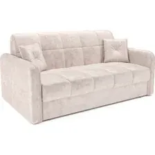 Диван Мебель-АРС Аккордеон Свег ППУ 180x200 (велюр бежевый Plush OWV-33)