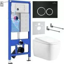 Унитаз с инсталляцией 6 в 1 Roxen StounFix Dual Fresh 968508