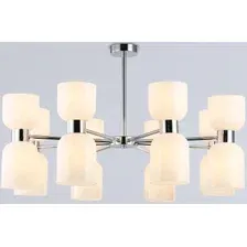 Подвесная люстра Ambrella light LH56085/16 СH/FR (хром/белый матовый)
