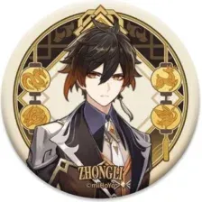 Значок miHoYo Liyue Harbour Character Can Badge Zhongli GEN106