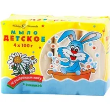 Мыло Невская косметика Детское с ромашкой 4х100 г
