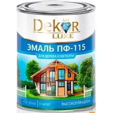Эмаль Dekor ПФ-115 1.8 кг (вишневый)