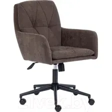 Кресло офисное Tetchair Garda флок (коричневый)