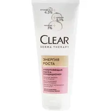 Маска-кондиционер для волос Clear энергия роста, 200 мл