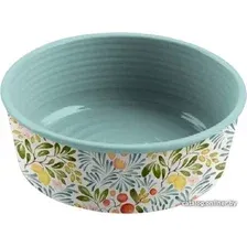 Миска TarHong Country Orchard PDR5067PBCO (бирюзовый с рисунком)