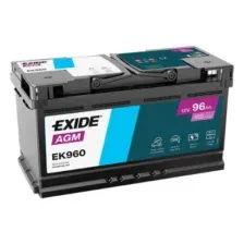 Автомобильный аккумулятор Exide AGM EK960 96Ah 850A (R+)