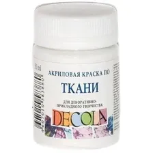Акриловая краска Decola 4128104 (белый, 50 мл)