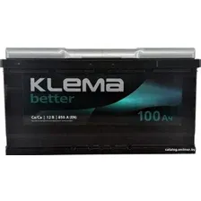 Автомобильный аккумулятор Klema Better 6СТ-100(0) (100 А·ч)