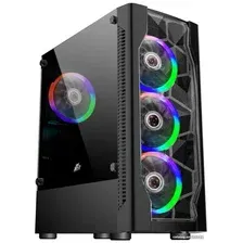 Корпус 1stPlayer DK D4 Black D4-BK-4R1