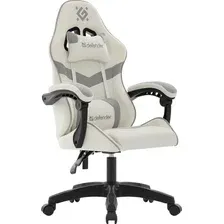 Игровое (геймерское) кресло Defender Savage (белый/серый)
