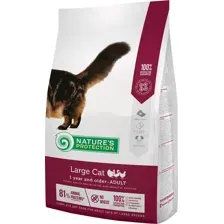 Сухой корм для кошек Nature's Protection Large Cat Poultry от 1 года крупных пород с птицей / NPS45784 (2кг)