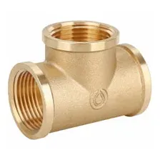 Тройник переходной  3/4"х1/2"х3/4" вн.-вн.-вн. латунь, AV Engineering