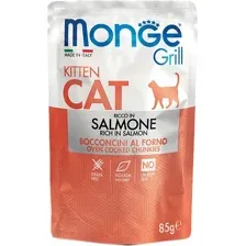 Пресервы Monge Grill Salmone Kitten 85 г