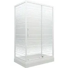 Душевой уголок Triton Фьюжн 120x80 А (белый/полосы)