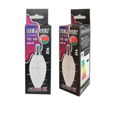 Лампа светодиодная Белсвет LED-M C37 10Вт E14 4000K