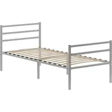 Кровать Домаклево Металика Г4+Г2 80х200 (серый)