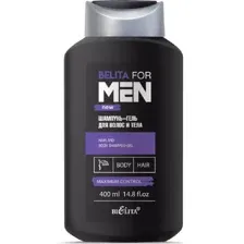 Шампунь-гель для волос и тела Belita for Men 400 мл