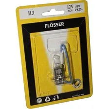 Галогенная лампа Flosser H3 12V 55W PK22s 1шт [93320]
