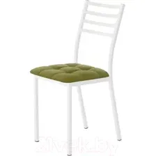 Стул AMC Comfort 4К6.11 (кожзам оливковый/белый)