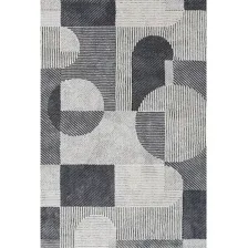 Ковер для жилой комнаты Sintelon Boho 51GMG 1K 120x170 (серый)