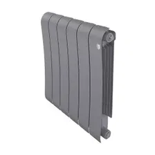 Радиатор биметаллический Royal Thermo Infinity 500 Silver Satin 6 секций