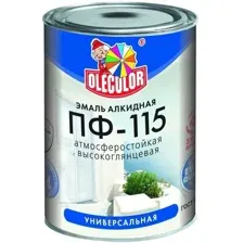 Эмаль OLECOLOR ПФ-115 зеленое яблоко 800г