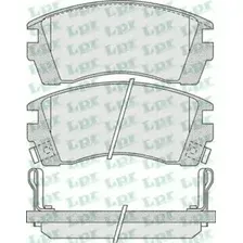 Тормозные колодки дисковые передняя ось LPR 05P1011