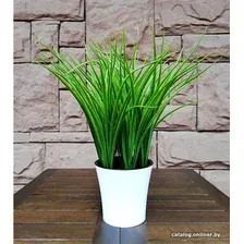 Искусственное растение Forgarden Осока высокая в белом горшке BN10599 35 см