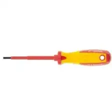 Отвертка Insulated, PH0x75 мм, CrMo, до 1000 В, двухкомпонентная рукоятка Matrix Professional 12924