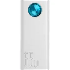 Внешний аккумулятор Baseus Amblight Digital Display 65W 30000mAh (белый)