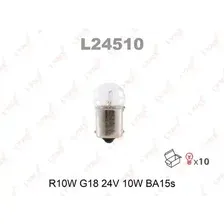 Автолампа накаливания BA15s LYNXAUTO L24510 R10W 24