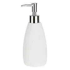 Диспенсер (дозатор) для жидкого мыла WHITESTONE, белый, PERFECTO LINEA (под натуральный камень), 425мл.