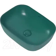 Умывальник Abber Rechteck AC2200MBG (темно-зеленый матовый)