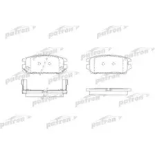 Тормозные колодки дисковые задняя ось PATRON PBP1507