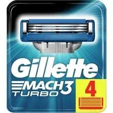 Набор сменных кассет Gillette Mach3 Turbo (4шт)