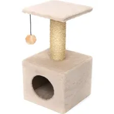 Комплекс для кошек Cat House 0.65 (сизаль бежевый)