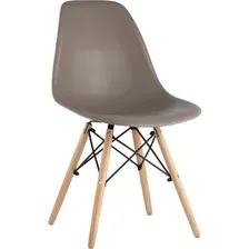 Стул Stool Group Eames 8056PP (темно-серый/деревянные ножки)