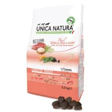 Корм сухой "Unica Natura Unico" для собак средних, крупных и гиг-х пород, ягненок, рис, бобы, 2,5кг