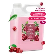 Жидкое мыло Grass Milana Спелая черешня 5л 126405