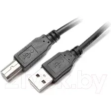 Кабель SIPU USB 2.0 4С Cu для принтера (1.8м, черный)